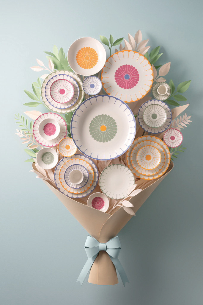 Fleur, la tavola fiorisce con la nuova collezione firmata Villeroy & Boch